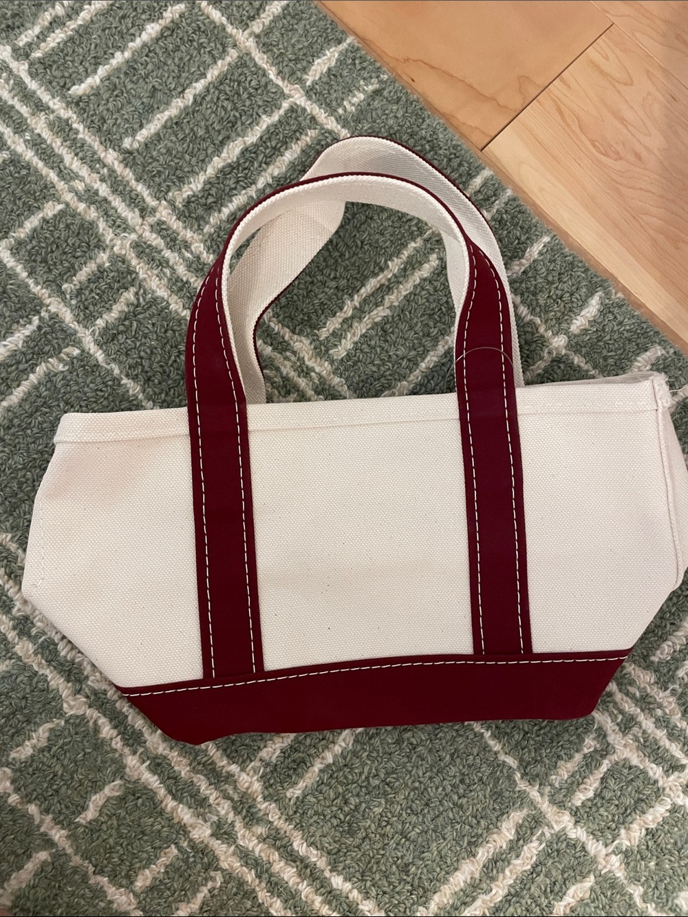 LLBean boat tote mini